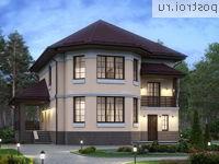 U-162-1K проект двухэтажного дома из кирпича размером 12 на 9 