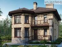 U-169-2P проект двухэтажного дома из пеноблоков размером 10 на 12 