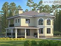 U-194-1K проект двухэтажного коттеджа из кирпича размером 14 на 11 