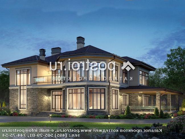 U-276-1P проект двухэтажного дома из пеноблоков размером 13 на 15 