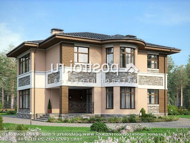 U-279-1P проект двухэтажного дома из пеноблоков размером 17 на 16 