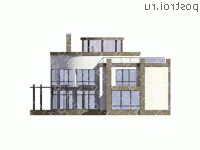 U-524-1M проект трехэтажного монолитного дома размером 23 на 32 - вид справа