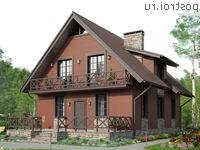 V-142-1P проект двухэтажного дома из газобетона размером 11 на 8 