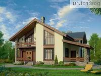 V-143-1P проект двухэтажного дома из газобетона размером 9 на 12 