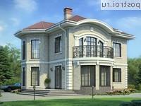 V-146-1P проект двухэтажного дома из газобетона размером 11 на 10 