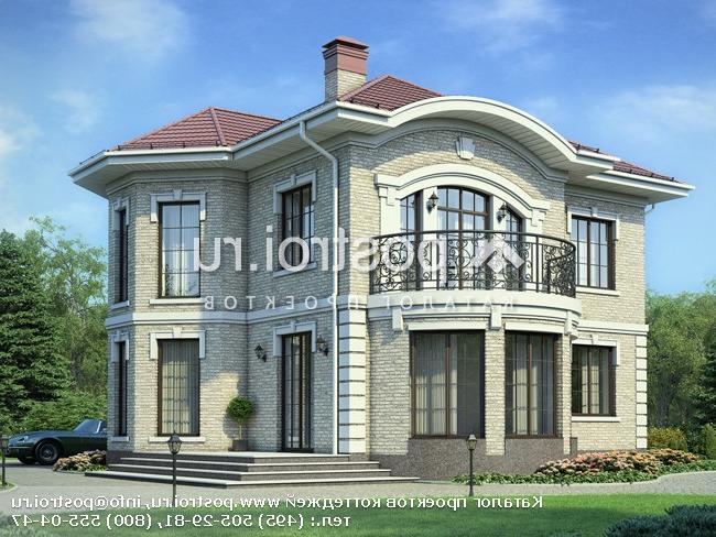 V-146-1P проект двухэтажного дома из газобетона размером 11 на 10 