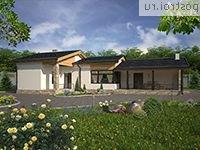 W-082-1P проект одноэтажной бани из пеноблока размером 10 на 16 