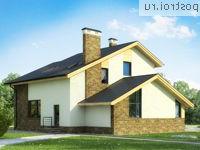 W-169-1P проект двухэтажного дома из пеноблоков размером 11 на 15 