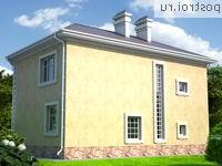 W-172-1K проект двухэтажного дома из кирпича размером 10 на 13 