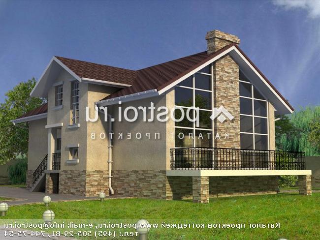 W-187-1K проект двухэтажного дома из кирпича размером 11 на 19 