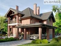 X-163-1P проект двухэтажного дома из пеноблоков размером 14 на 14