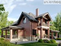 X-163-1P проект двухэтажного дома из пеноблоков размером 14 на 14