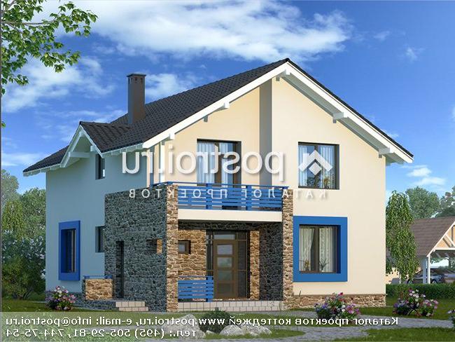 X-183-1P проект двухэтажного дома из пеноблоков размером 11 на 10 X-183-1P проект двухэтажного дома из пеноблоков размером 11 на 10