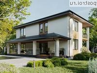 X-205-2P проект двухэтажного дома из пенобетона размером 12 на 13