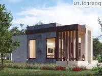 Y-050-1P проект одноэтажной бани из пеноблока размером 8 на 10