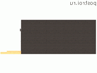 Y-066-1P проект одноэтажного дома из пеноблока размером 10 на 10 - вид слева