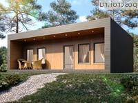 Y-066-1P проект одноэтажного дома из пеноблока размером 10 на 10