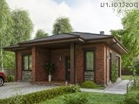 Y-077-1P проект одноэтажного дома из пеноблока размером 10 на 11 