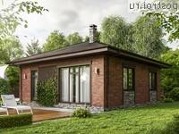 Y-077-1P проект одноэтажного дома из пеноблока размером 10 на 11 