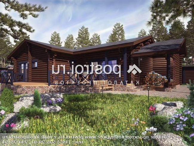 Y-088-1D проект одноэтажной деревянной бани из бревна размером 12 на 16 