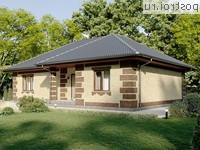 Y-112-3P проект одноэтажного коттеджа из пенобетона размером 15 на 11