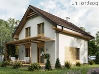 Y-124-1P проект двухэтажного коттеджа из газобетона размером 8 на 10