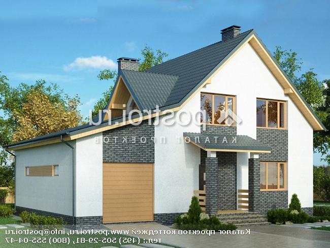 Y-143-1P проект двухэтажного дома из газобетона с гаражом размером 13 на 10 Y-143-1P проект двухэтажного дома из газобетона с гаражом размером 13 на 10