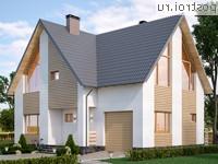 Y-150-1P проект двухэтажного коттеджа из пеноблоков с гаражом размером 13 на 11