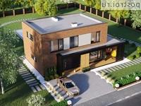 Y-162-1P проект двухэтажного дома из пеноблоков размером 15 на 10