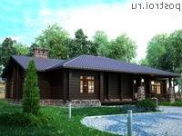 Y-164-1P проект одноэтажного дома из пеноблоков размером 20 на 13