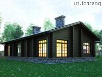 Y-164-1P проект одноэтажного дома из пеноблоков размером 20 на 13