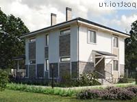 Y-165-1P проект двухэтажного дома из пеноблоков размером 9 на 14