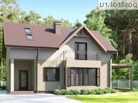 Y-170-1P проект двухэтажного дома из пеноблоков размером 12 на 10