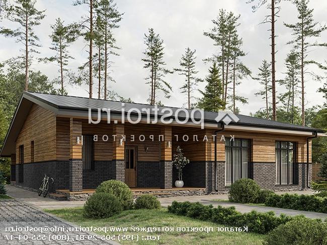 Y-171-1P проект одноэтажного дома из пеноблоков размером 15 на 18