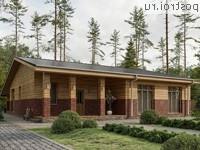 Y-171-2P проект одноэтажного дома из пеноблоков размером 15 на 18