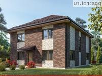 Y-172-1K проект двухэтажного дома из кирпича размером 11 на 13