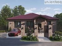 Y-175-2P проект одноэтажного дома из пеноблоков размером 15 на 24