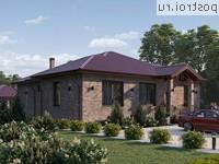 Y-175-2P проект одноэтажного дома из пеноблоков размером 15 на 24