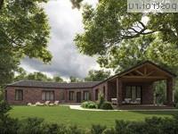 Y-178-1K проект одноэтажного дома из кирпича размером 30 на 19