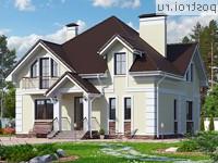 Y-189-1P проект двухэтажного дома из пеноблоков размером 11 на 11
