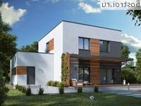 Y-198-1P проект двухэтажного коттеджа из пенобетона с гаражом размером 15 на 18