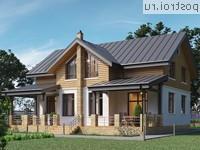 Y-199-1P проект двухэтажного коттеджа из пенобетона размером 12 на 15