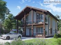 Y-206-1P проект двухэтажного дома из пенобетона размером 11 на 13