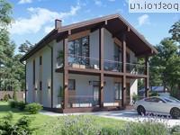 Y-206-1P проект двухэтажного дома из пенобетона размером 11 на 13