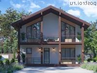 Y-206-1P проект двухэтажного дома из пенобетона размером 11 на 13