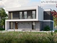 Y-213-1P проект двухэтажного дома из пенобетона размером 14 на 16