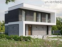 Y-213-1P проект двухэтажного дома из пенобетона размером 14 на 16