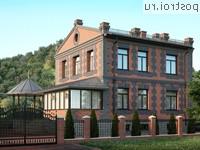 Y-245-1M проект двухэтажного монолитного дома с цоколем размером 12 на 15