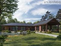 Y-247-1P проект одноэтажного дома из пеноблоков размером 27 на 24