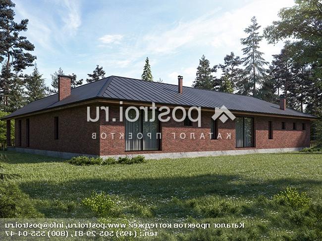 Y-247-1P проект одноэтажного дома из пеноблоков размером 27 на 24